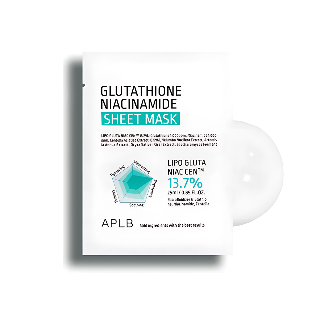 APLB Glutathione Niacinamide Sheet Mask