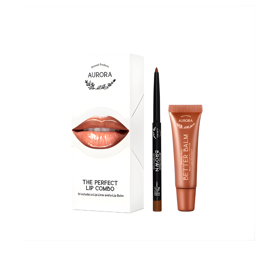 Aurora Perfect Lip Combo - Brown Gold