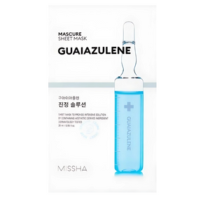 MISSHA MASCURE CALMING GUAIAZULENE SHEET MASK