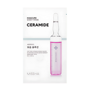 MISSHA MASCURE MOISTURE BARRIER CERAMIDE SHEET MASK