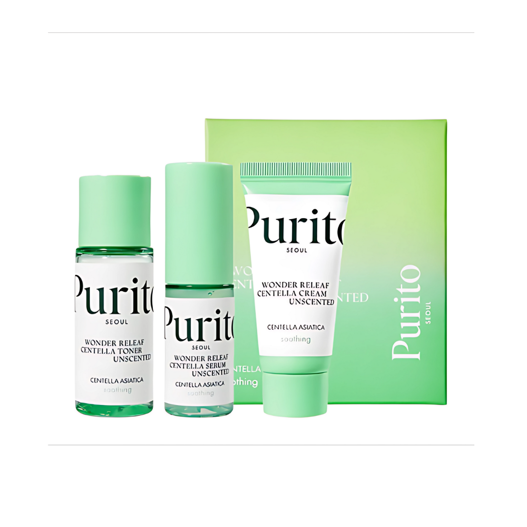 PURITO WONDER RELEAF CENTELLA MINI KIT UNSCENTED