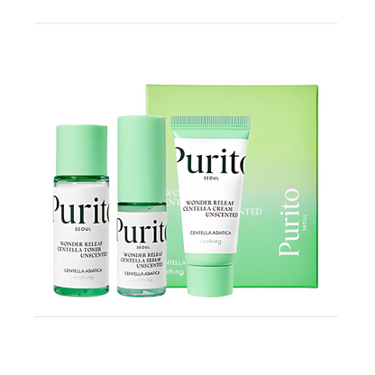 PURITO WONDER RELEAF CENTELLA MINI KIT UNSCENTED