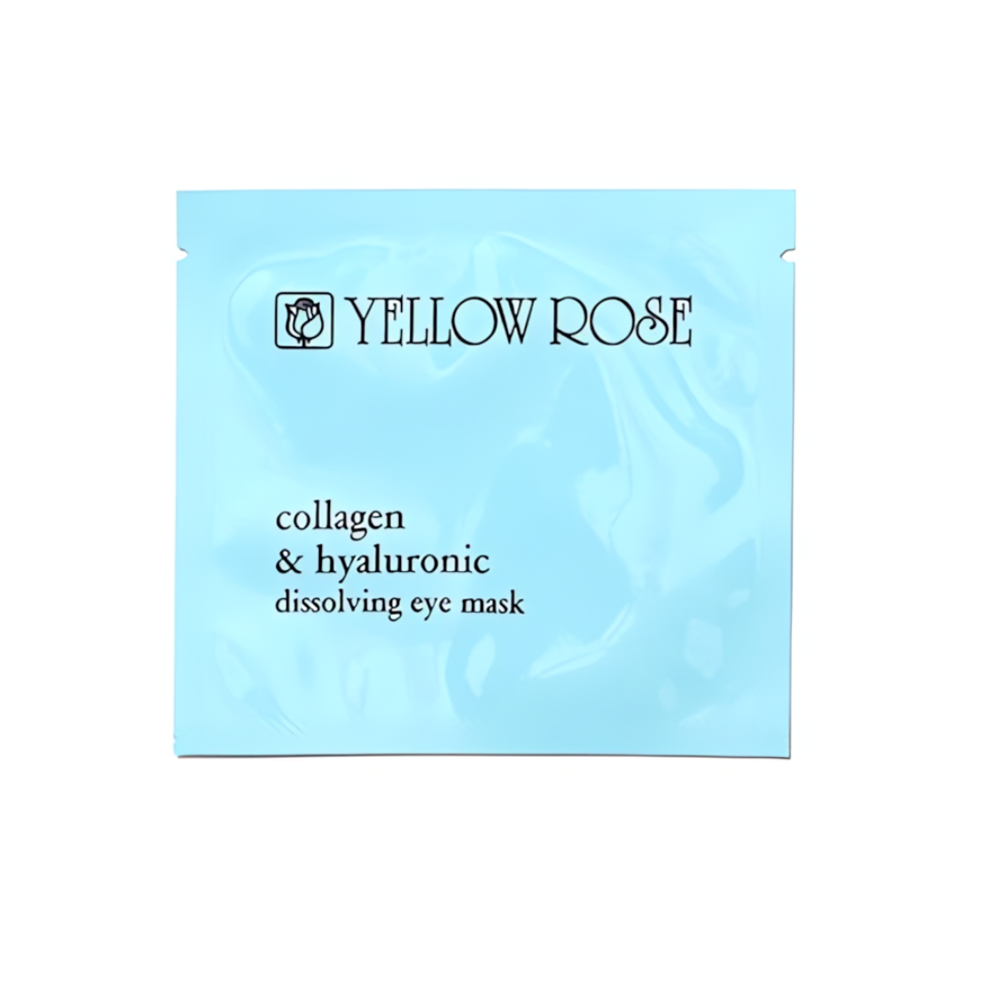 YELLOW ROSE COLLAGEN & HYALURONIC DISSOLVING EYE MASK  (10 X 2)