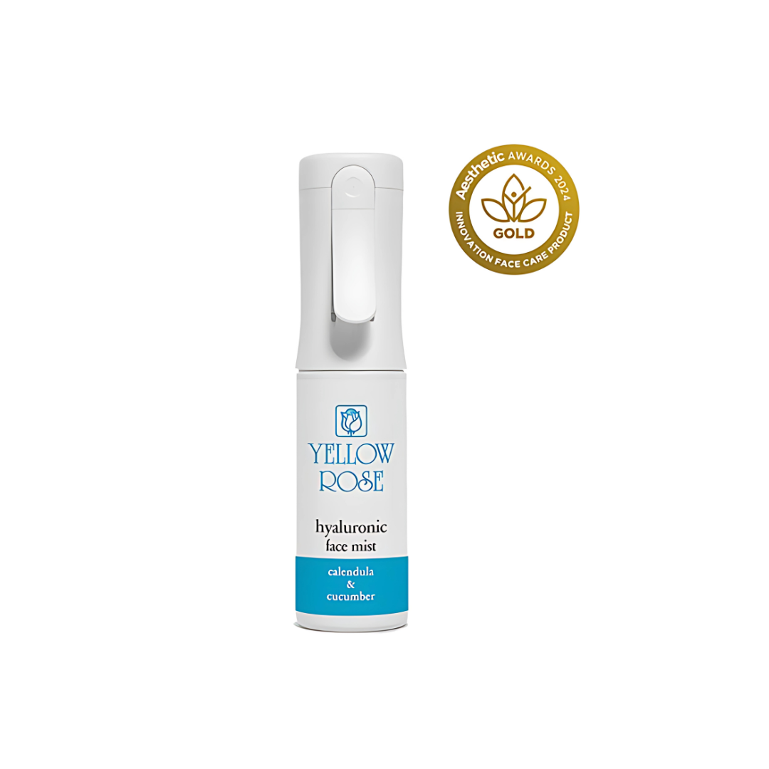 YELLOW ROSE HYALURONIC FACE MIST - CALENDULA & CUCUMBER (90 ml)