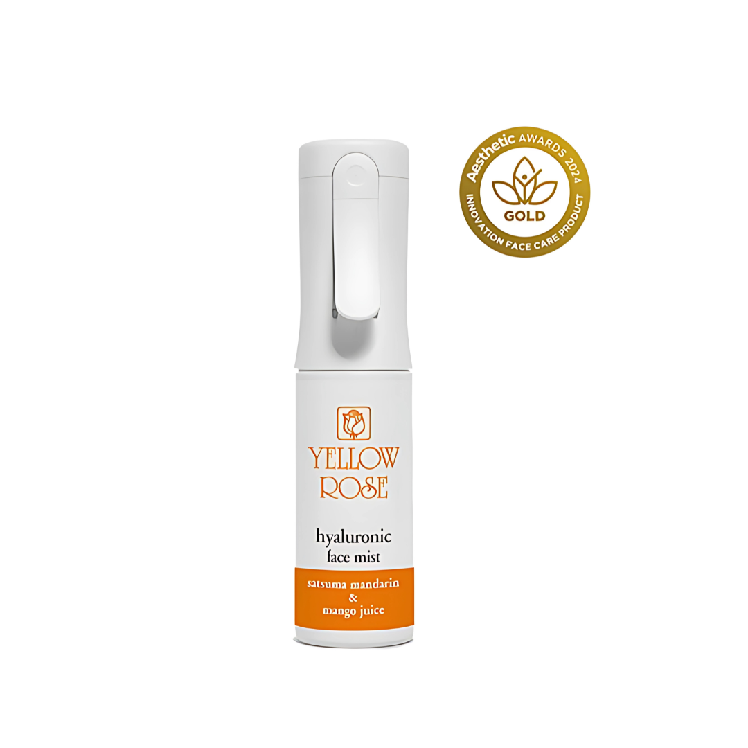 YELLOW ROSE HYALURONIC FACE MIST - SATSUMA MANDARIN & MANGO JUICE (90 ml)