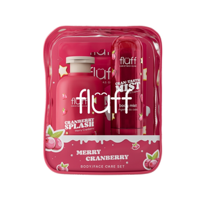 Fluff Face & Body Care Set MERRY CRANBERRY 3pcs